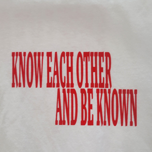 Know each other white short sleeve