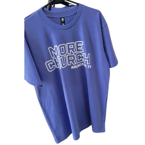 Blue short sleeve - More Church